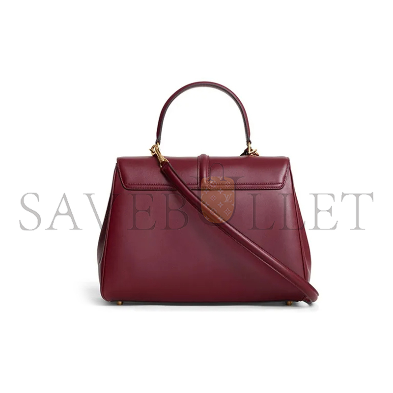 CELINE MEDIUM 16 IN SATINATED CALFSKIN 187373BEY (32*23.5*13cm)
